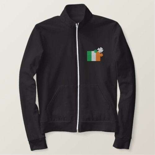 Irish Shamrocks Embroidered Jacket