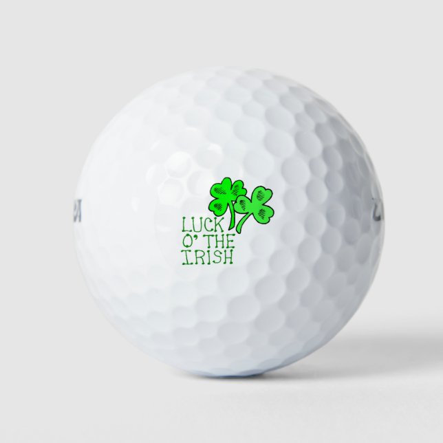 Irish Shamrocks Golf Balls (Front)