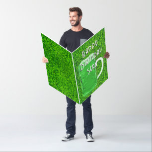 Irish Shamrocks Green Beer Turning 21 Birthday Big Card