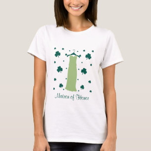 Irish Shamrocks Matron of Honor Dress T-Shirt