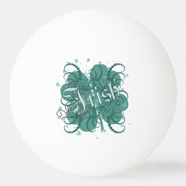 Irish Shamrocks Ping-Pong Ball (Front)