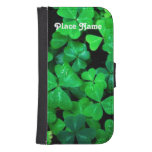 Irish Shamrocks Galaxy S4 Wallet Case