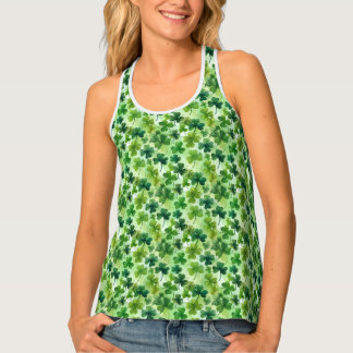 Irish Shamrocks St. Patrick's Day Tank Top