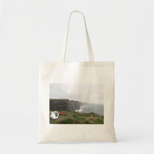 Irish sheep in Cliffs of Moher Tote Bag