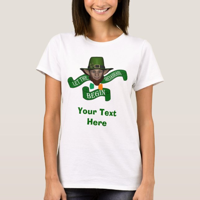 Irish shenanigans St Patrick's day T-Shirt (Front)