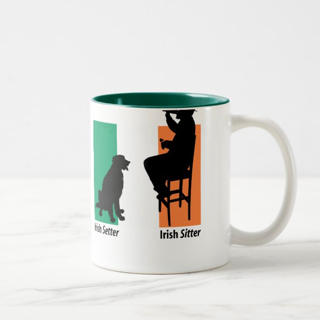 Irish Sitter Mug (Right)