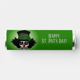 Irish Skeleton Clown Green Breath Savers® Mints