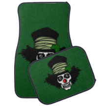Irish Skeleton Clown Green