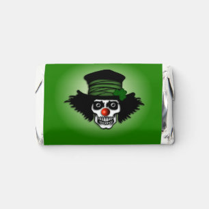 Irish Skeleton Clown Green Hershey's Miniatures