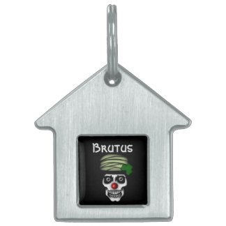 Irish Skeleton Clown Pet Tag