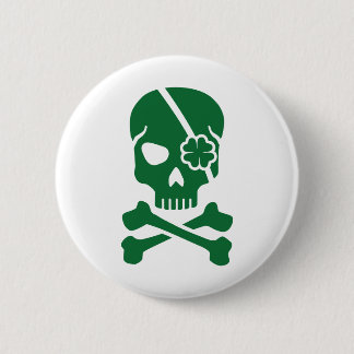 Irish skull button