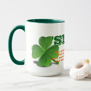 Irish Slainte with Poem St. Patrick's Day Mug