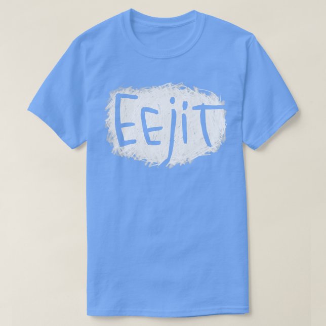 Irish Slang Eejit funny Irish T-Shirt (Design Front)