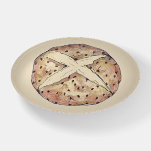 Irish Soda Bread Loaf Saint Patrick's Day Baking Paperweight