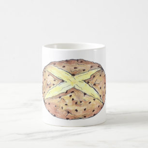 Irish Soda Bread Loaf Saint Patrick's Day Food Mug