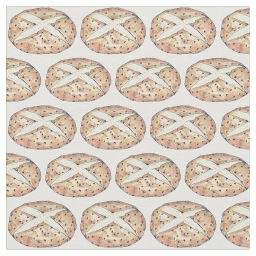 Irish Soda Bread Loaf St. Patrick's Day Ireland Fabric