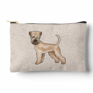 Irish Soft-Coated Wheaten Terrier Cute Cartoon Dog Accessory Pouch