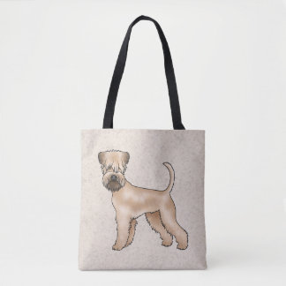 Irish Soft-Coated Wheaten Terrier Cute Cartoon Dog Tote Bag