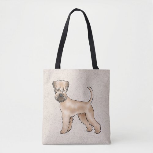 Irish Soft_Coated Wheaten Terrier Cute Cartoon Dog Tote Bag