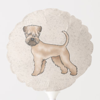 Irish Soft-Coated Wheaten Terrier Cute Dog Beige Balloon