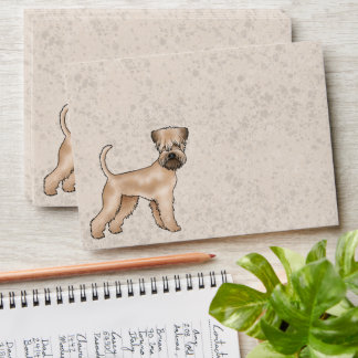 Irish Soft-Coated Wheaten Terrier Cute Dog Beige Envelope