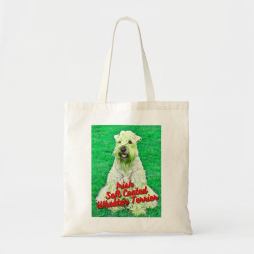 Irish Soft Coated Wheaten Terrier In Grass Tote Bag