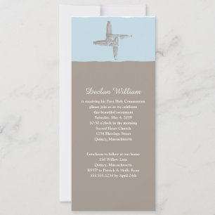 Irish St. Brigid's Cross   First Communion Invitation