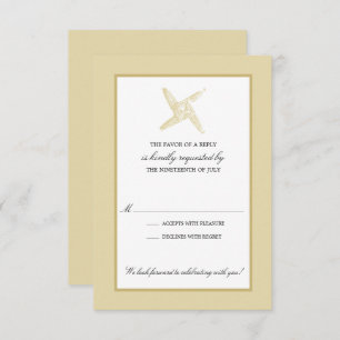 Irish St. Brigid's Cross Wedding RSVP Invitation