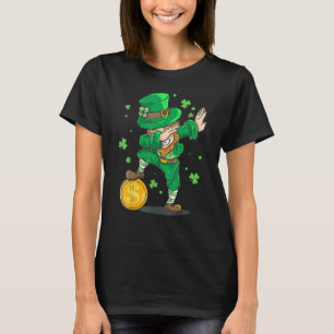 Irish St Patrick Day Dabbing Leprechaun  Kid Toddl T-Shirt