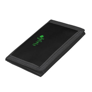 Irish St Patrick Day Men Women Saint Patricks Sham Tri-fold Wallet