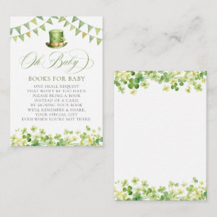 Irish St. Patrick’s Day Books for Baby Shamrock Enclosure Card