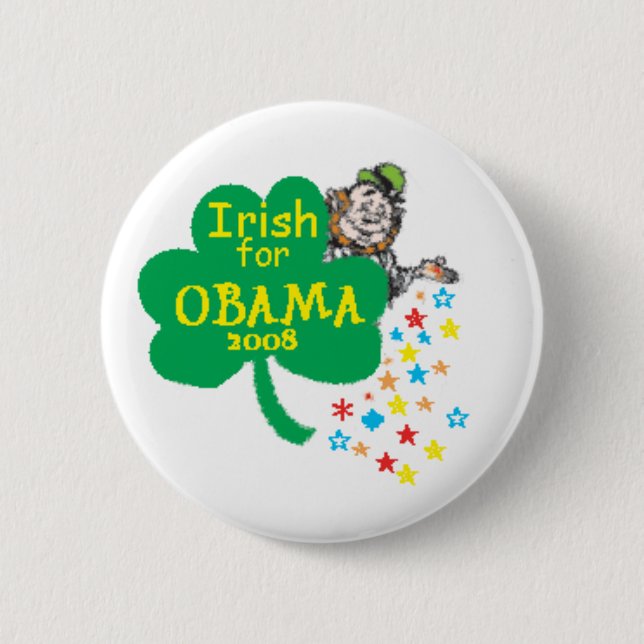 Irish St. Patricks Day Button (Front)
