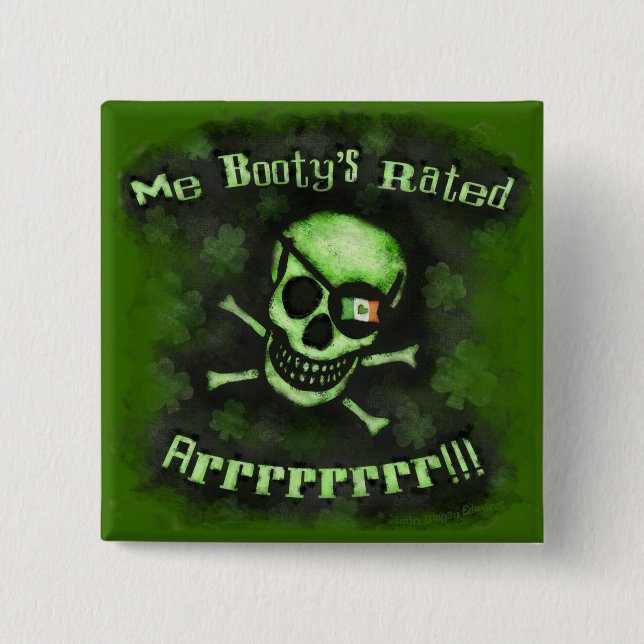 Irish St. Patrick's Day Button (Front)