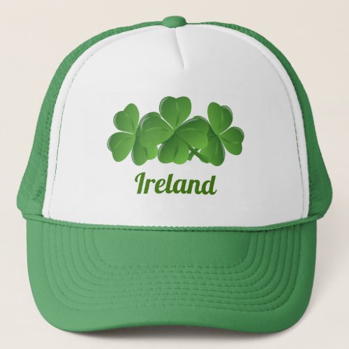 Irish St Patricks day Ireland Trucker Hat