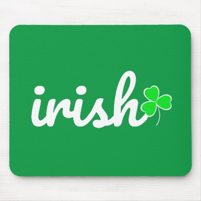 Irish St. Patrick's Day Mouse Pad (Front)