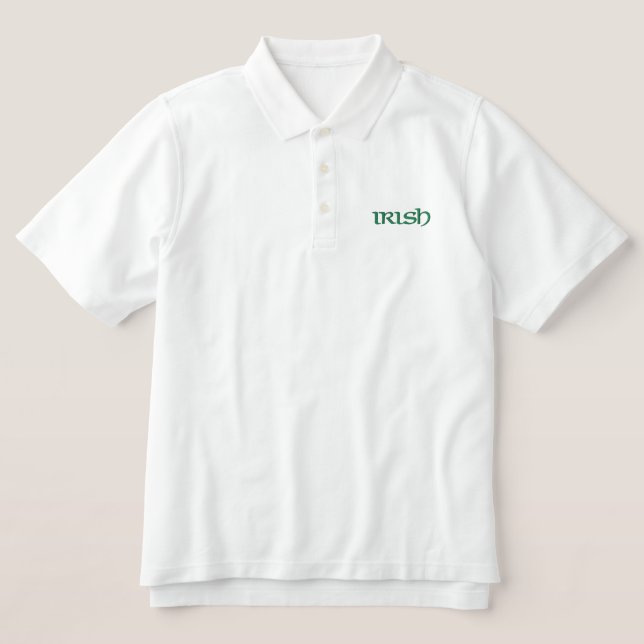Irish St. Patrick's Day Polo (Design Front)
