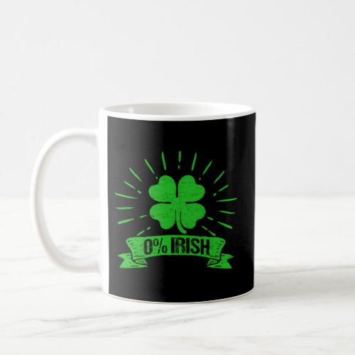 Irish St Patricks Day Shamrock Green Coffee Mug