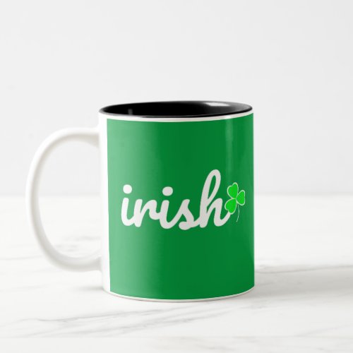 Irish St Patricks Day Two_Tone Coffee Mug