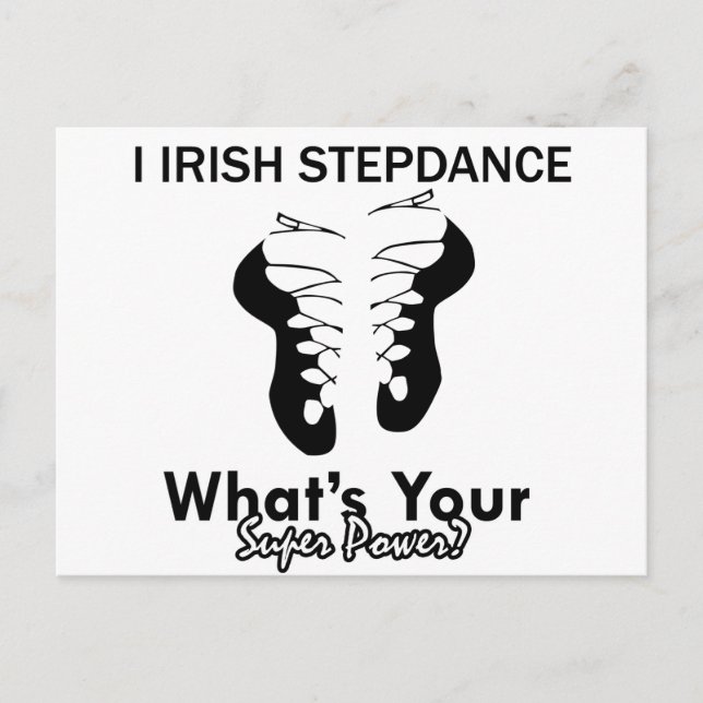 Irish Step dance designs Postcard (Front)