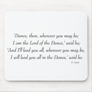 Irish Step Dance - Lord of the Dance Chorus Mouse Pad