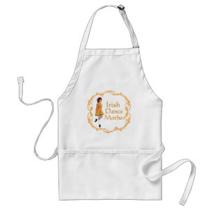 Irish Step Dance Mother - Gold Adult Apron