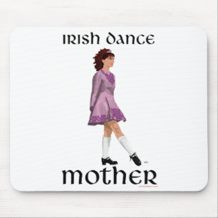 Irish Step Dance Mother - Mauve Mouse Pad