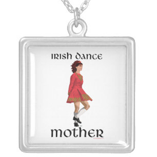 Irish Step Dance Mother Necklace - Red