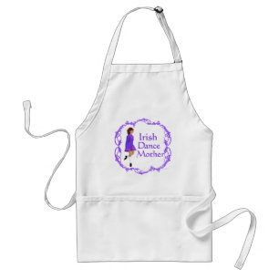 Irish Step Dance Mother - Purple Adult Apron