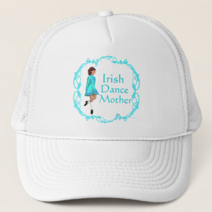 Irish Step Dance Mother - Turquoise Trucker Hat