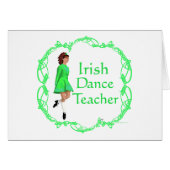 Irish Step Dance Teacher - Green (Front Horizontal)