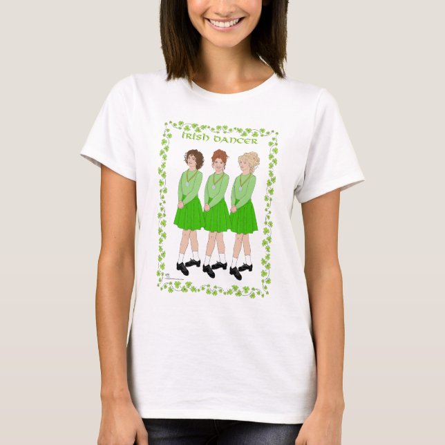 Irish Step Dancer Feis T-Shirt (Front)