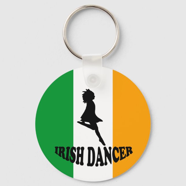 Irish Step Dancer Keychain (Front)