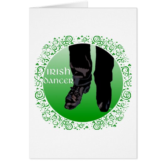 Irish Step Dancer - Male Cards (Front)