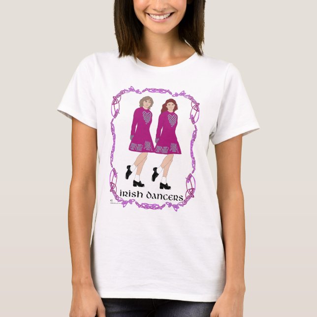 Irish Step Dancers  T-Shirt (Front)